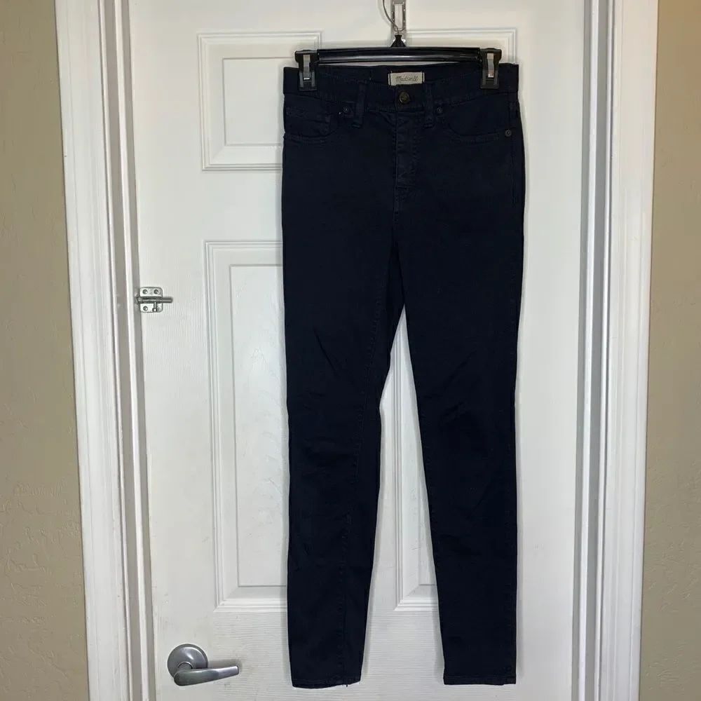 Madewell 9” High Rise Skinny Jeans Black